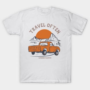 Travel often - Wander always T-Shirt